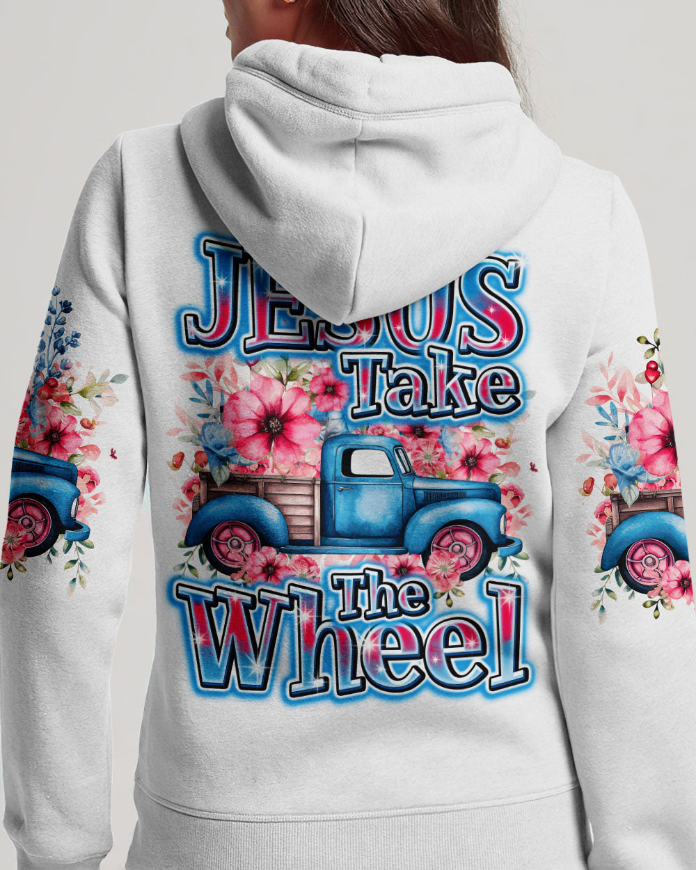 Jesus Take The Wheel Women's All Over Print Shirt - Ty1112231, easychoo.com