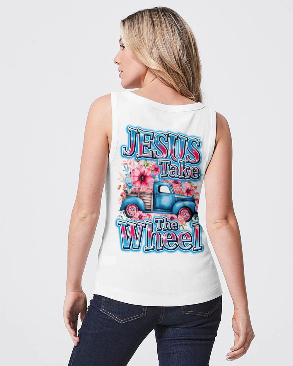 Jesus Take The Wheel Women's All Over Print Shirt - Ty1112231, easychoo.com