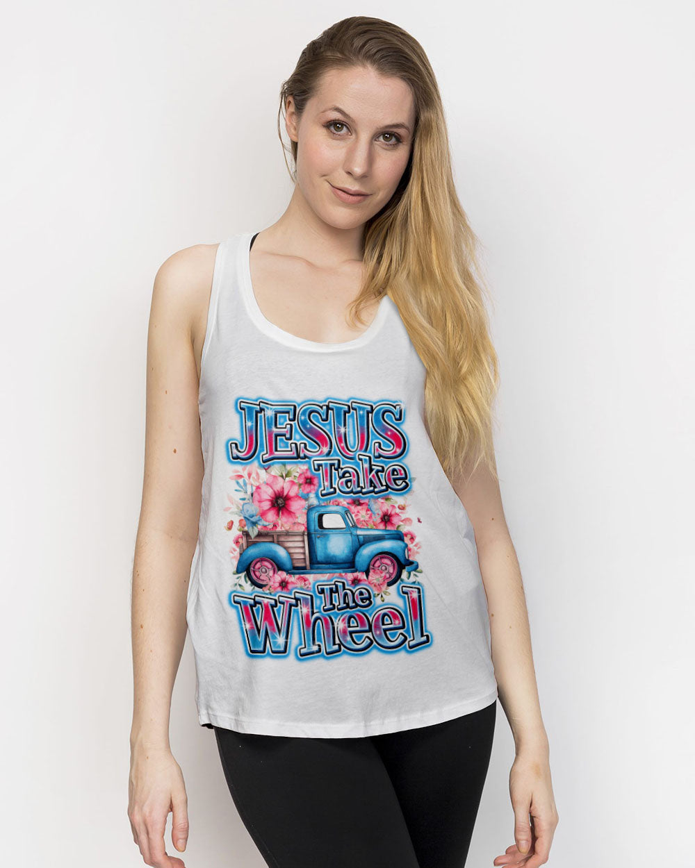 Jesus Take The Wheel Women's All Over Print Shirt - Ty1112231, easychoo.com