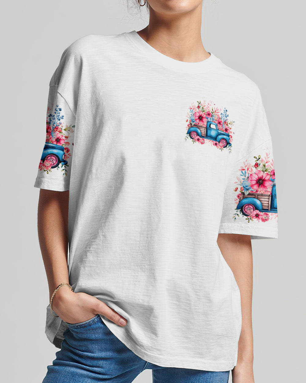 Jesus Take The Wheel Women's All Over Print Shirt - Ty1112231, easychoo.com