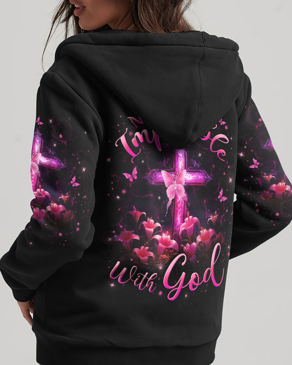 Nothing Is Impossible With God Women's All Over Print Shirt - Yhln1201242, easychoo.com