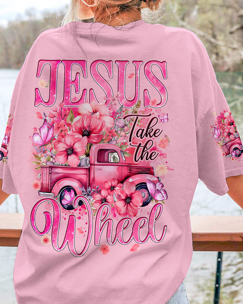 Jesus Take The Wheel Women's All Over Print Shirt - Tyqy1112232, easychoo.com