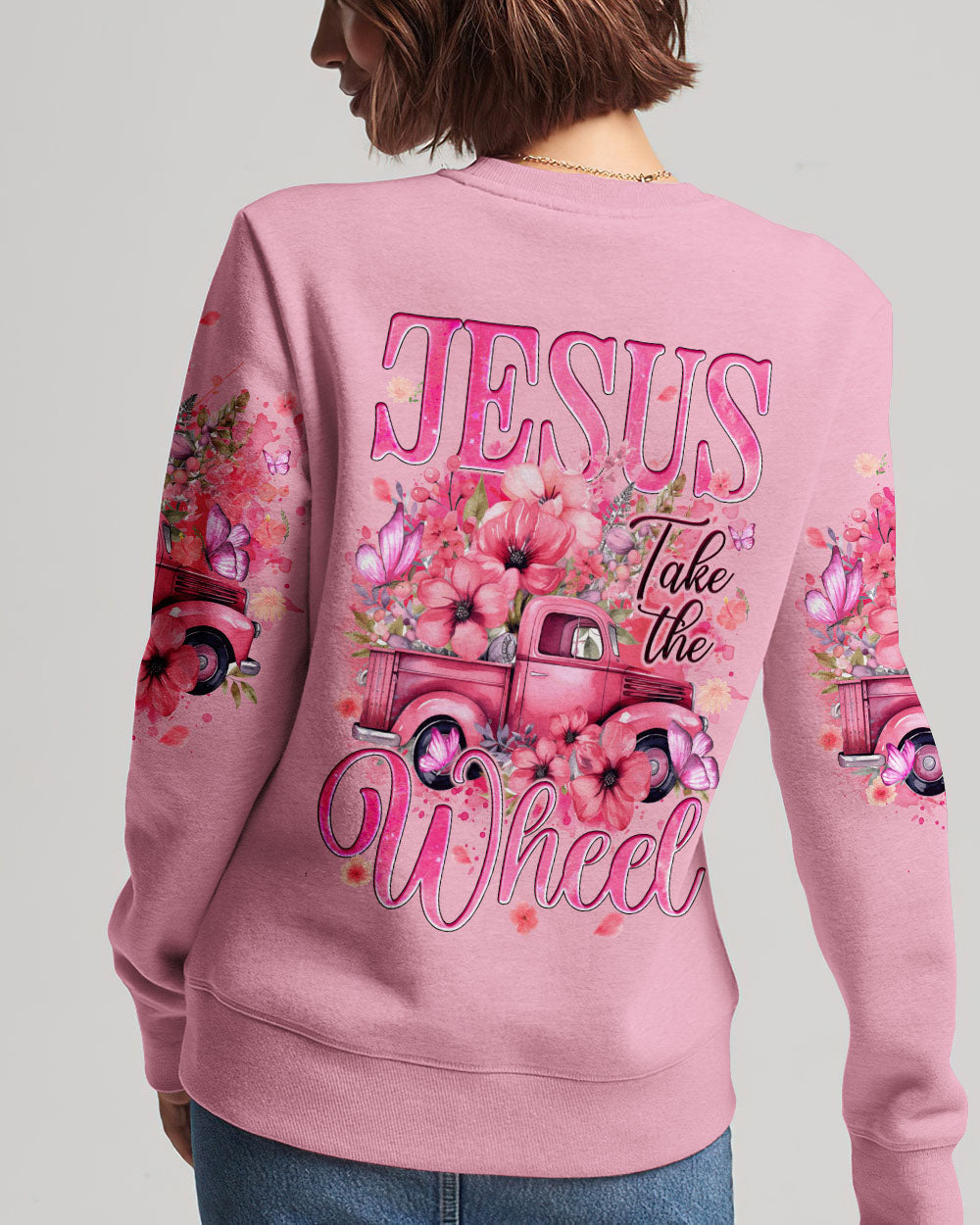 Jesus Take The Wheel Women's All Over Print Shirt - Tyqy1112232, easychoo.com