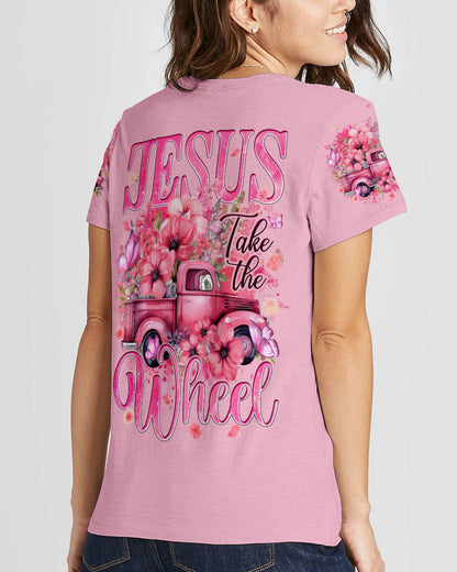 Jesus Take The Wheel Women's All Over Print Shirt - Tyqy1112232, easychoo.com