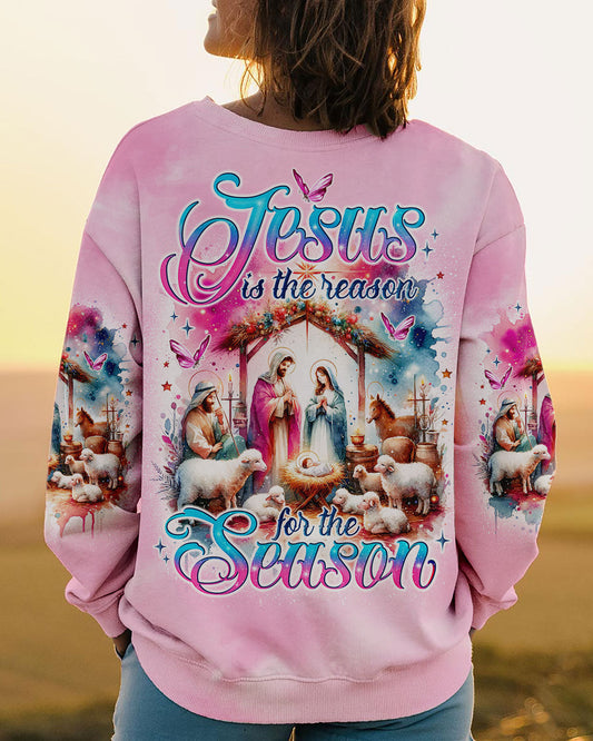 Jesus The Reason Christmas Women's All Over Print Shirt - Tlno0611234, easychoo.com