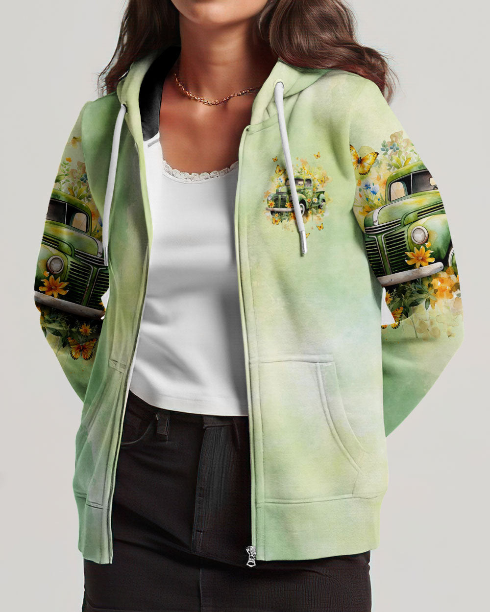 Jesus Take The Wheel Truck Flower Women's All Over Print Shirt - Tlnt2912233, easychoo.com