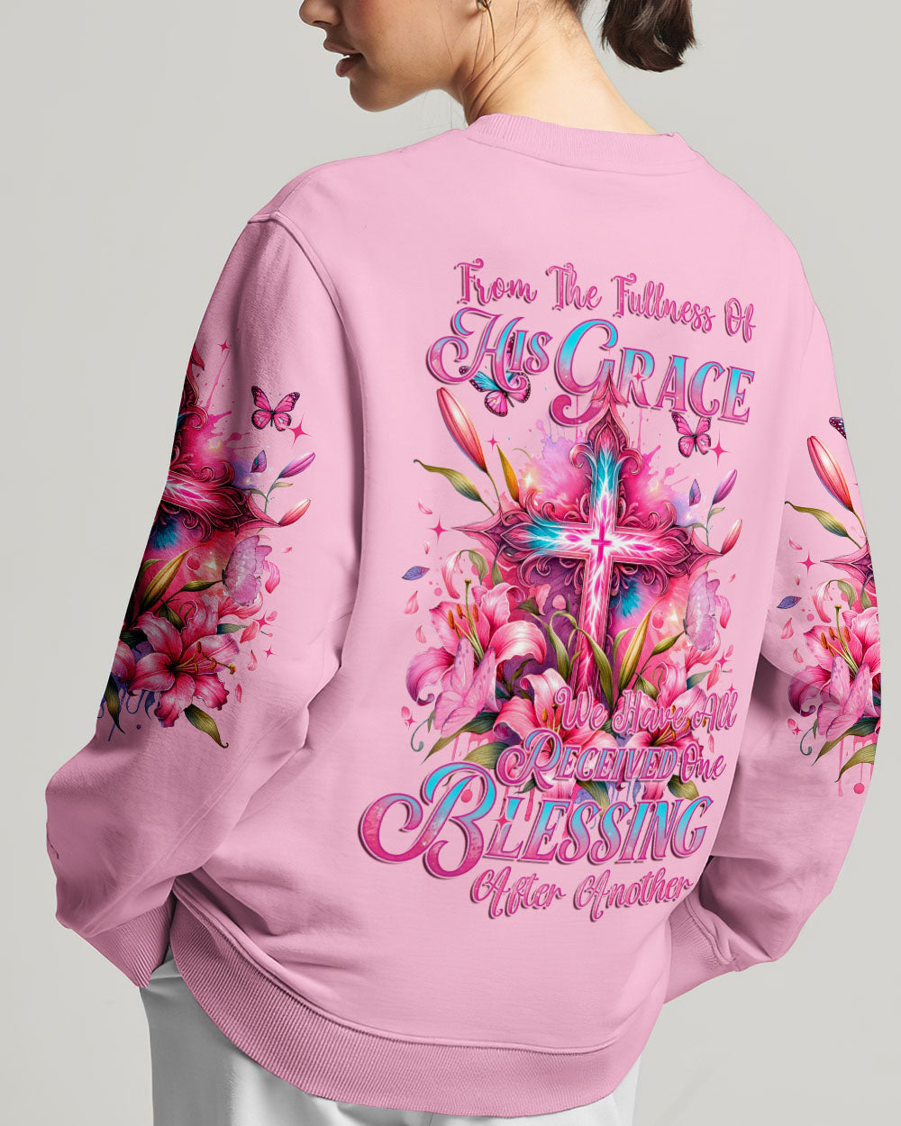 From The Fullness Of His Grace Women's All Over Print Shirt - Tyqy2311232, easychoo.com