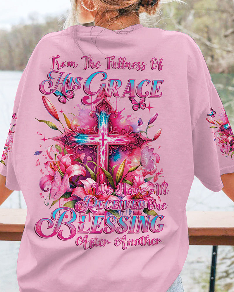 From The Fullness Of His Grace Women's All Over Print Shirt - Tyqy2311232, easychoo.com