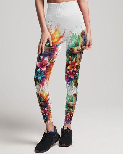 I Believe In God Lilies Women's All Over Print Shirt - Tlnz1711233, easychoo.com