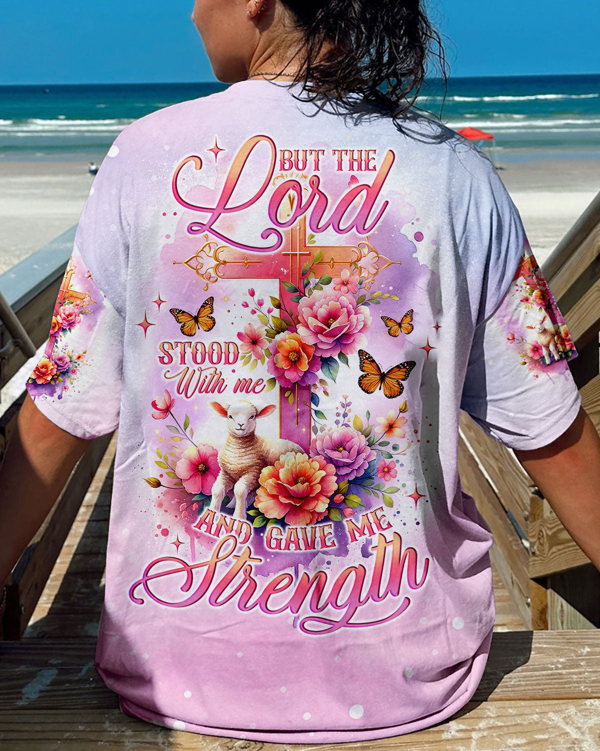But The Lord Stood With Me Women's All Over Print Shirt - Tlno1511234, easychoo.com