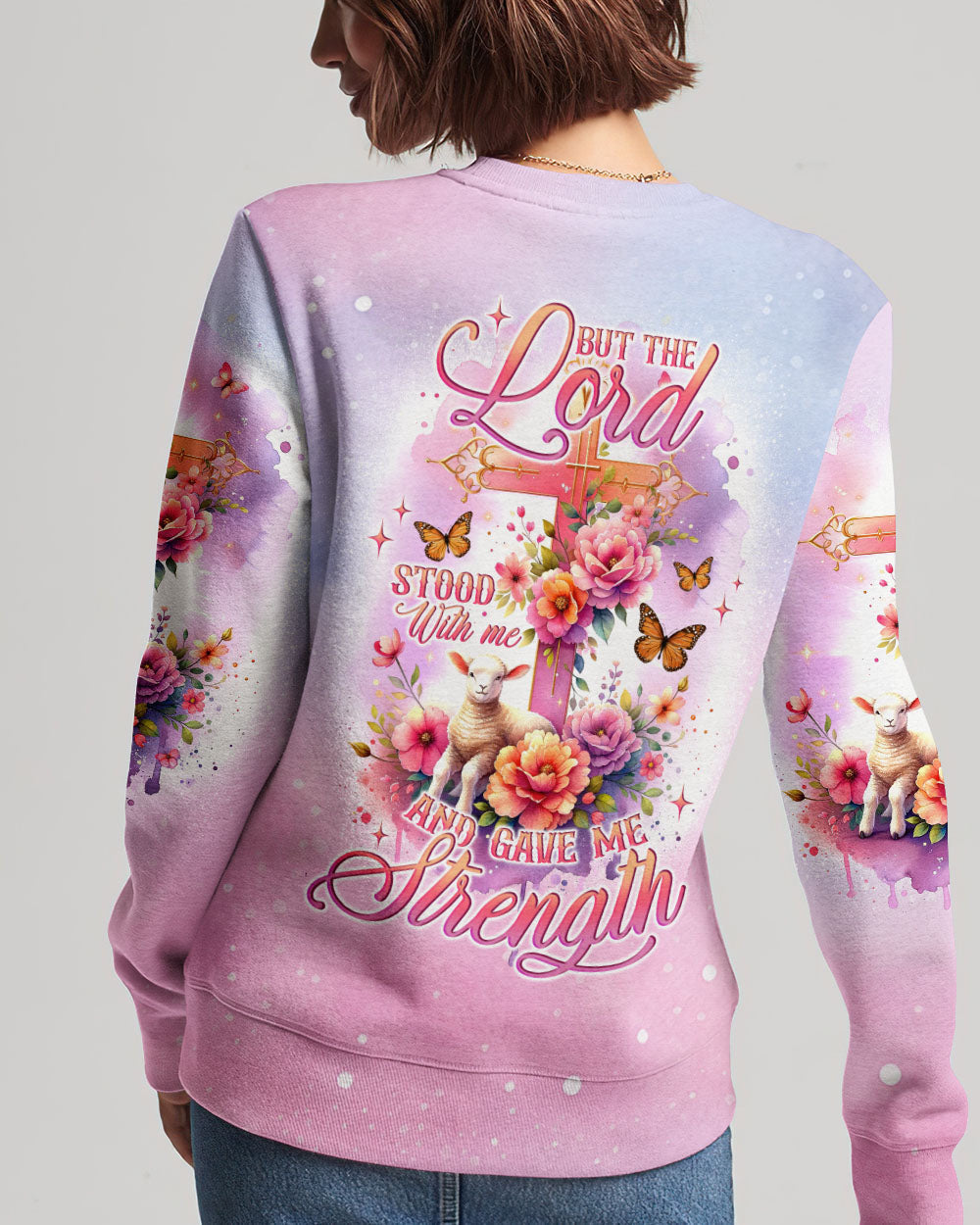 But The Lord Stood With Me Women's All Over Print Shirt - Tlno1511234, easychoo.com