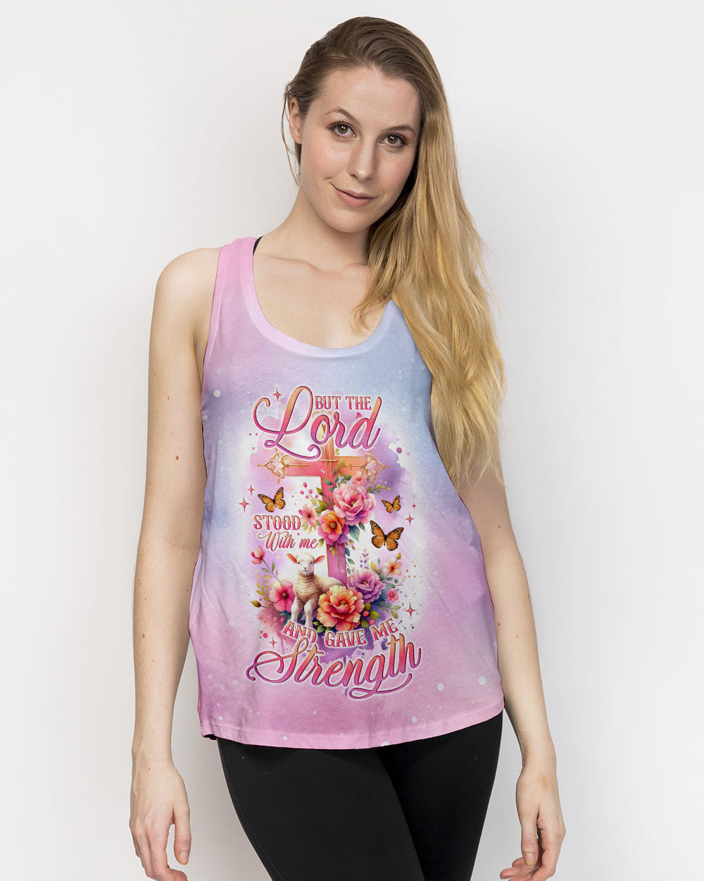 But The Lord Stood With Me Women's All Over Print Shirt - Tlno1511234, easychoo.com
