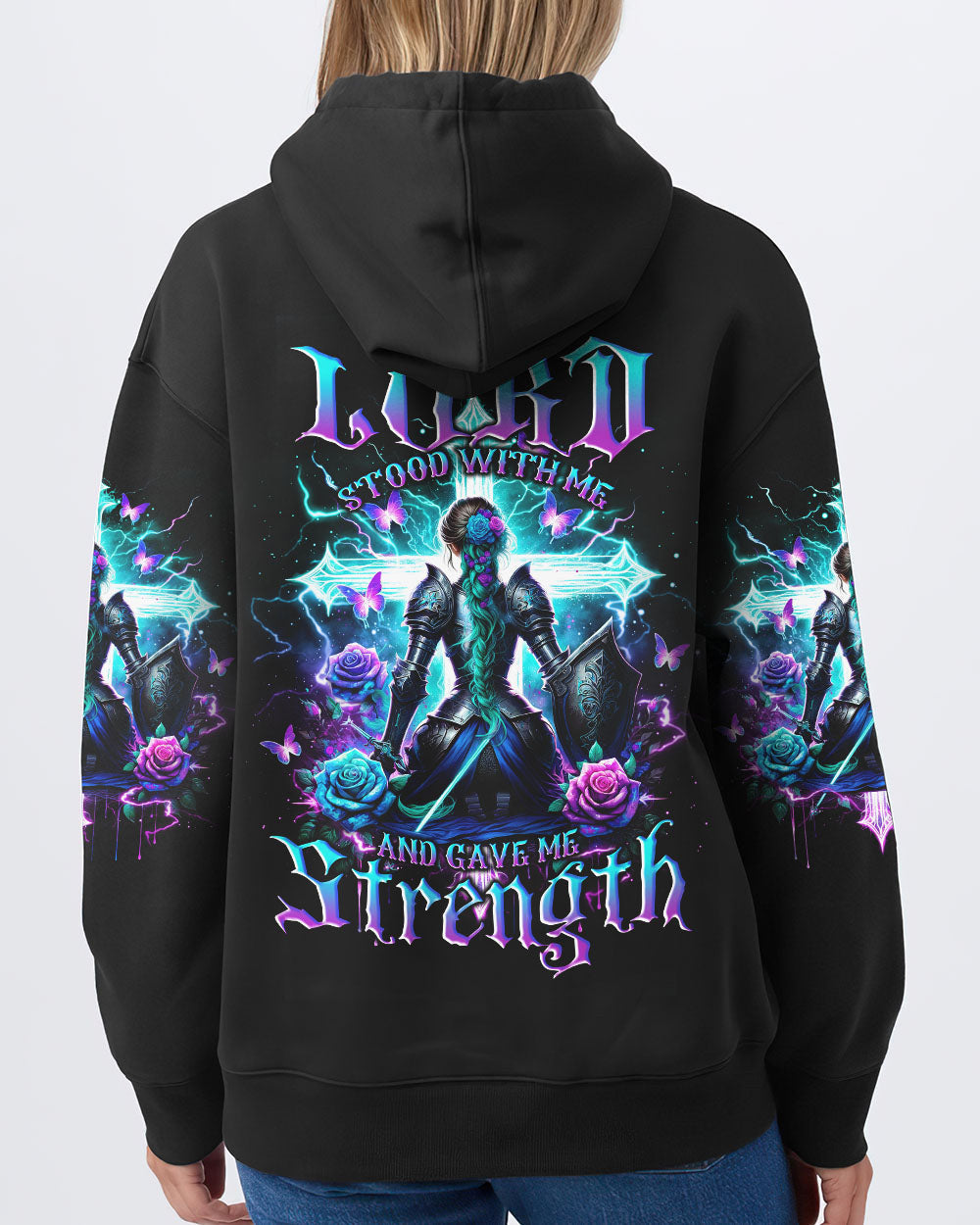 Lord Stood With Me Warrior Women's All Over Print Shirt - Tlno1412234, easychoo.com