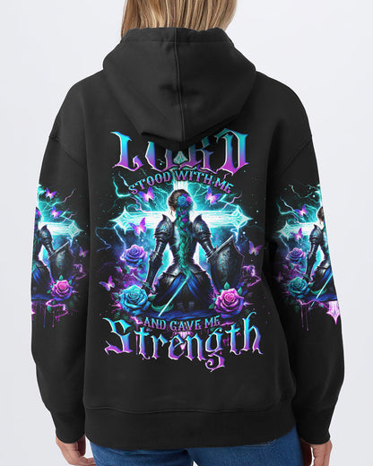 Lord Stood With Me Warrior Women's All Over Print Shirt - Tlno1412234, easychoo.com