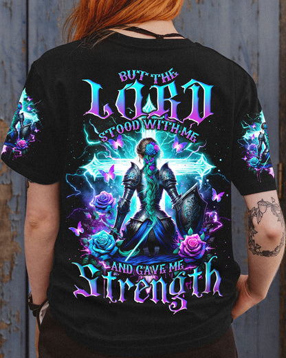Lord Stood With Me Warrior Women's All Over Print Shirt - Tlno1412234, easychoo.com