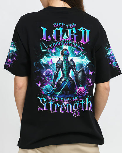 Lord Stood With Me Warrior Women's All Over Print Shirt - Tlno1412234, easychoo.com