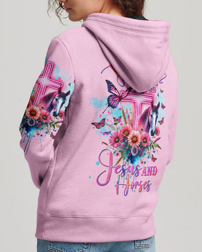 Runs On Jesus And Horses Women's All Over Print - Tltw1812233, easychoo.com