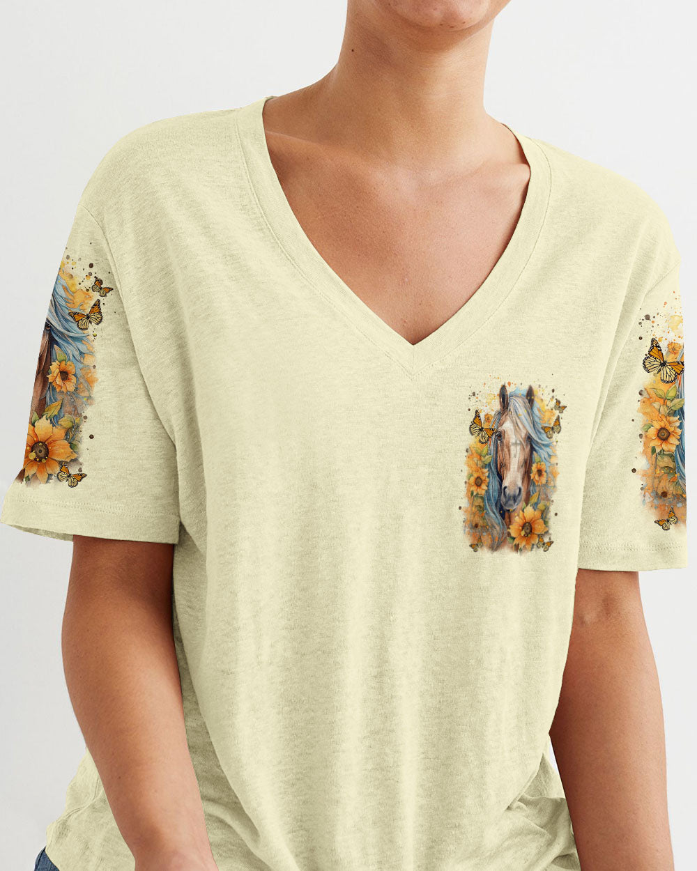 Runs On Jesus And Horses Women's All Over Print Shirt - Tltr0901241, easychoo.com