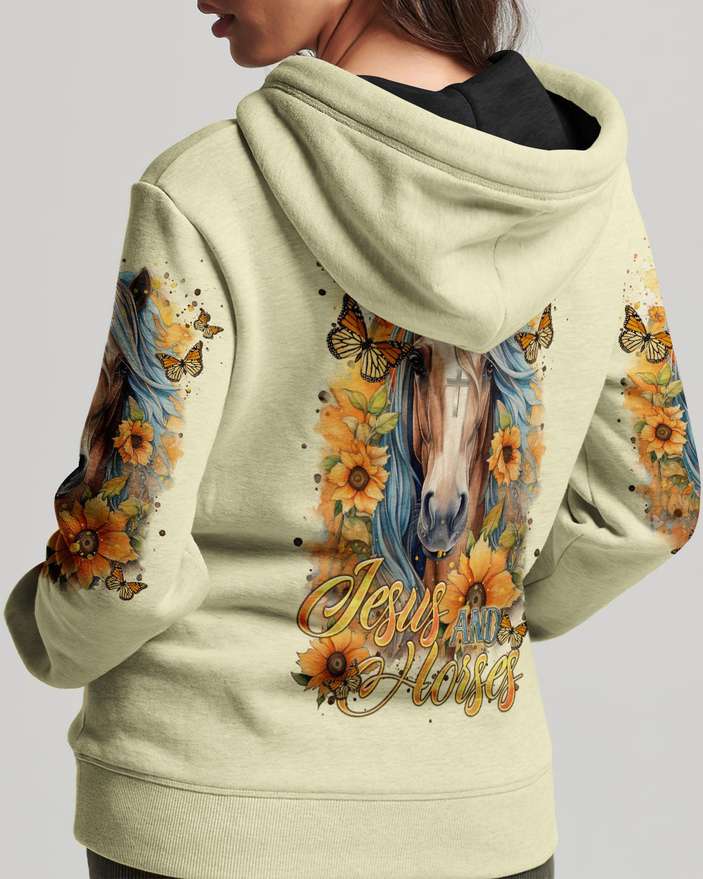 Runs On Jesus And Horses Women's All Over Print Shirt - Tltr0901241, easychoo.com