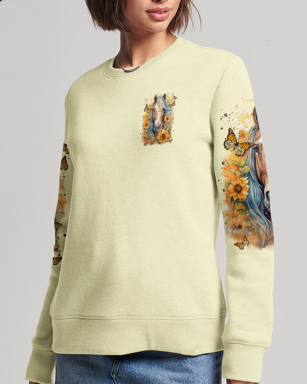 Runs On Jesus And Horses Women's All Over Print Shirt - Tltr0901241, easychoo.com