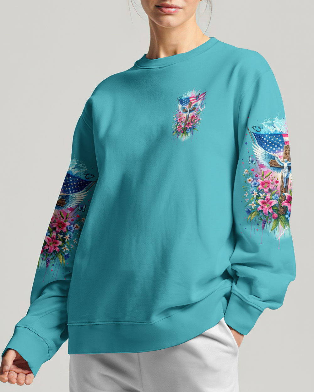 Chosen Blessed Forgiven Redeemed Women's All Over Print Shirt - Tytm3110233, easychoo.com