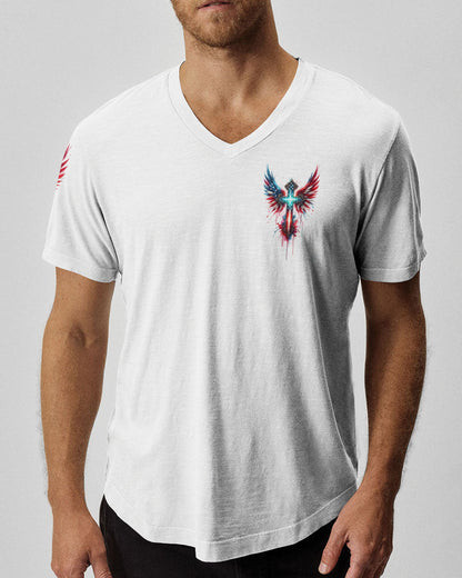 No Matter The Storm Cross Wings Men's All Over Print Shirt - Tlno1601243, easychoo.com