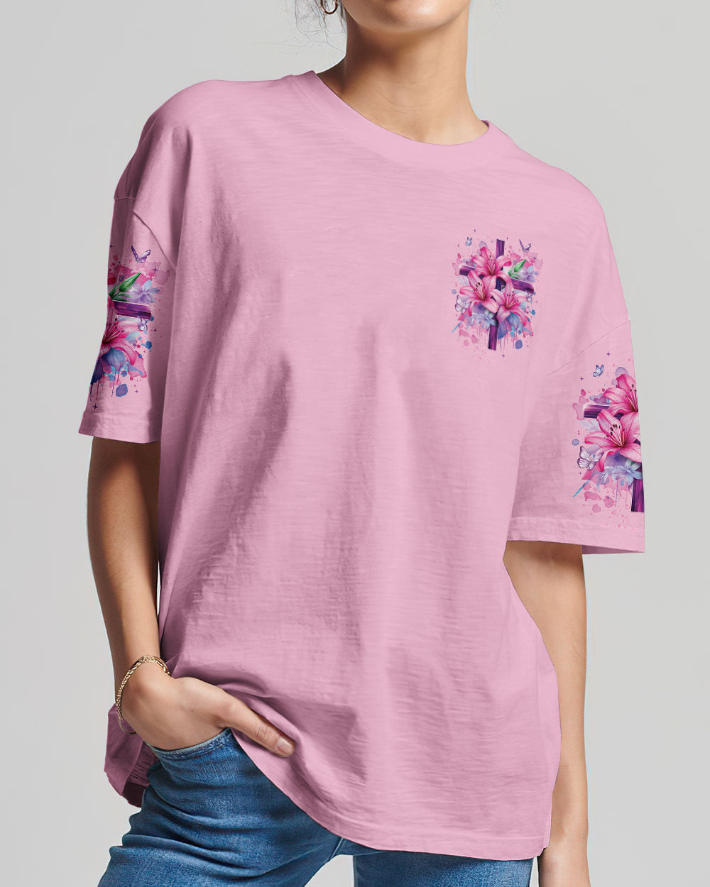 I Believe In God Women's All Over Print Shirt - Tyqy1001242, easychoo.com