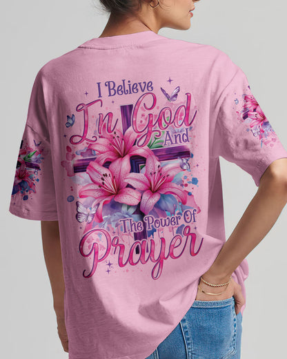 I Believe In God Women's All Over Print Shirt - Tyqy1001242, easychoo.com