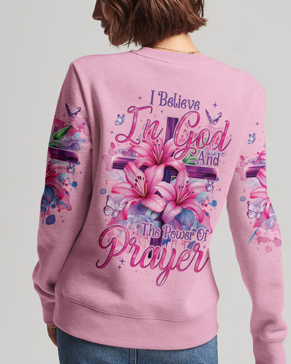 I Believe In God Women's All Over Print Shirt - Tyqy1001242, easychoo.com