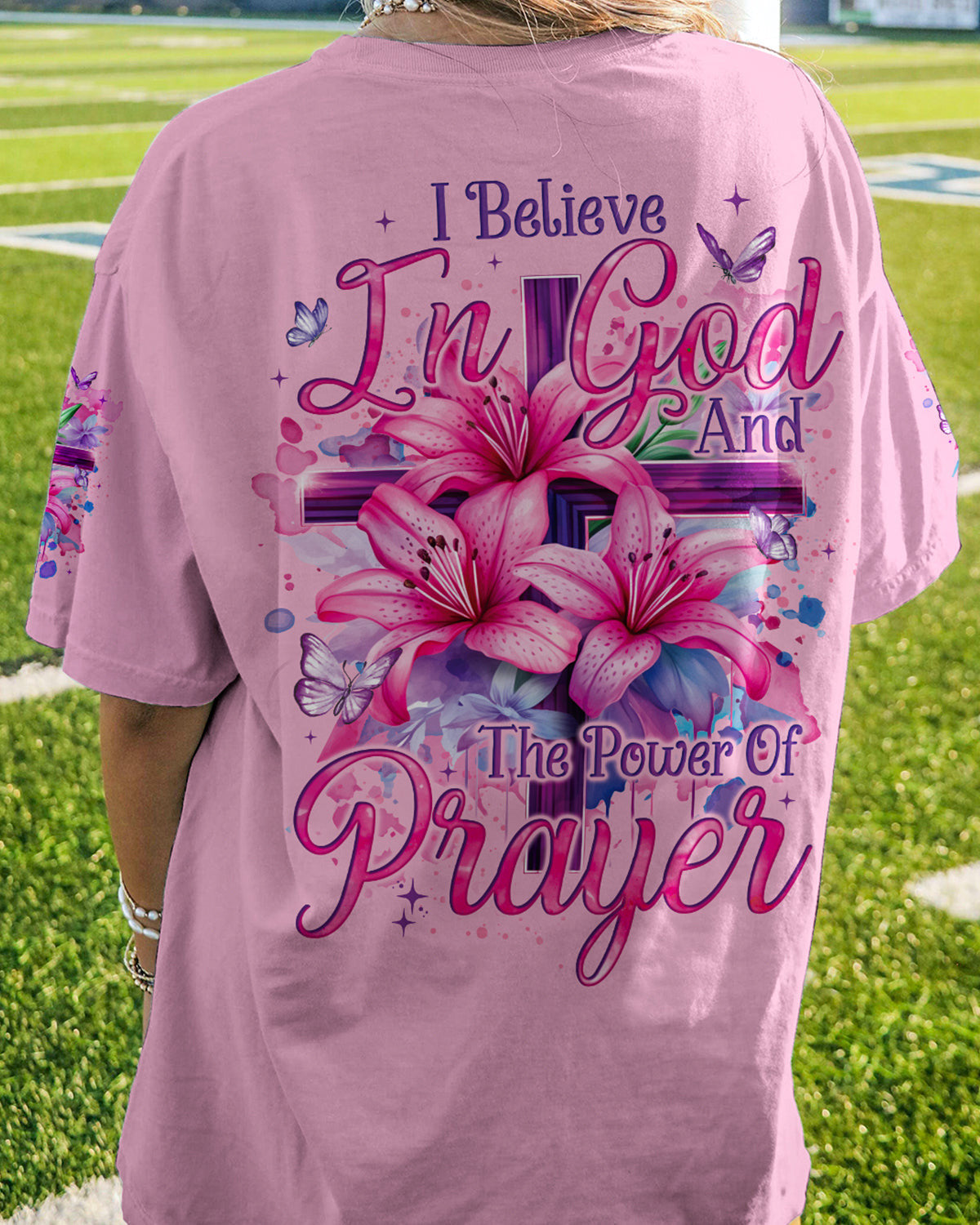 I Believe In God Women's All Over Print Shirt - Tyqy1001242, easychoo.com