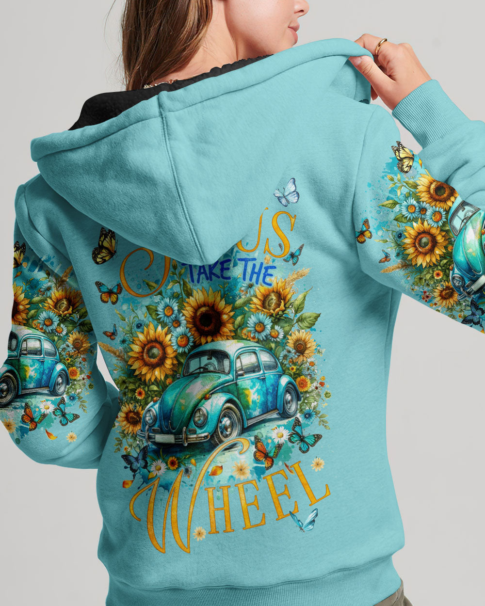 Jesus Take The Wheel Women's All Over Print Shirt - Tyqy1811235, easychoo.com