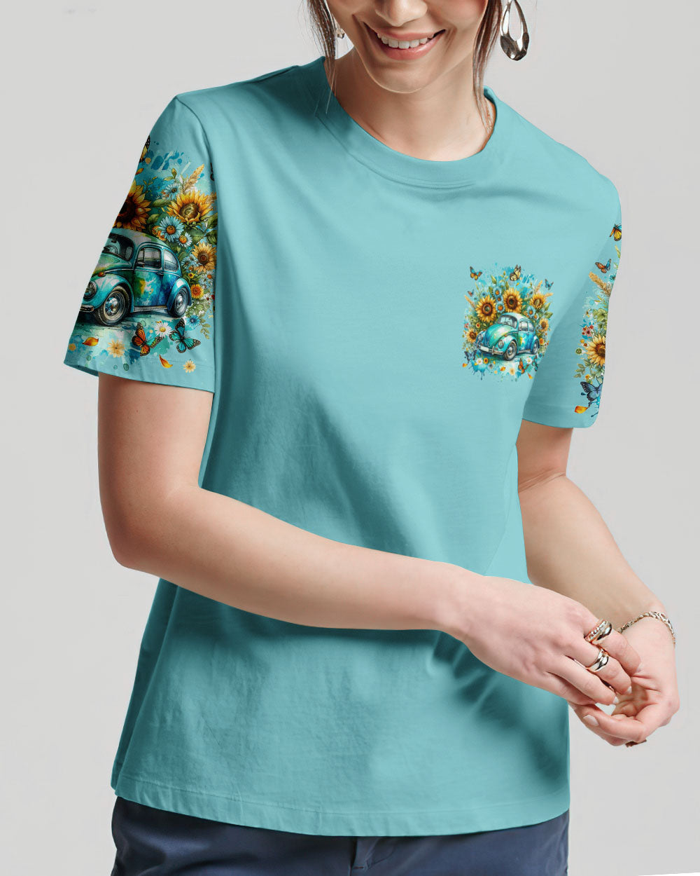 Jesus Take The Wheel Women's All Over Print Shirt - Tyqy1811235, easychoo.com