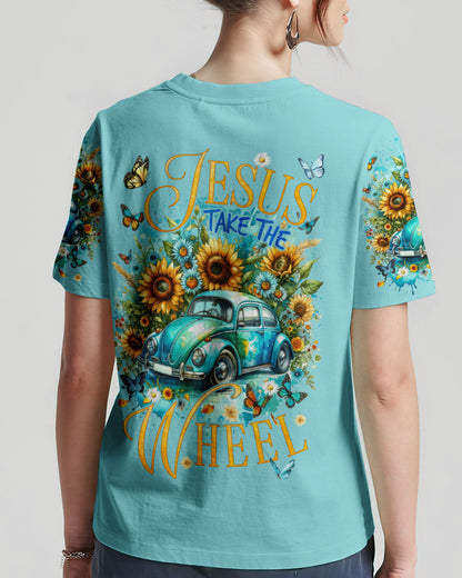 Jesus Take The Wheel Women's All Over Print Shirt - Tyqy1811235, easychoo.com