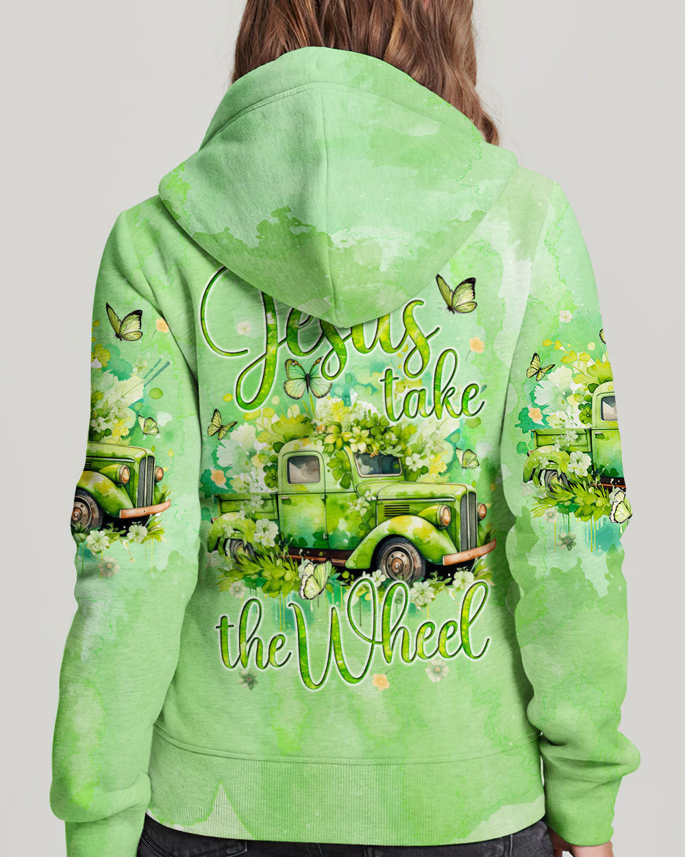 Jesus Take The Wheel Women's All Over Print Shirt - Tyqy0501243, easychoo.com