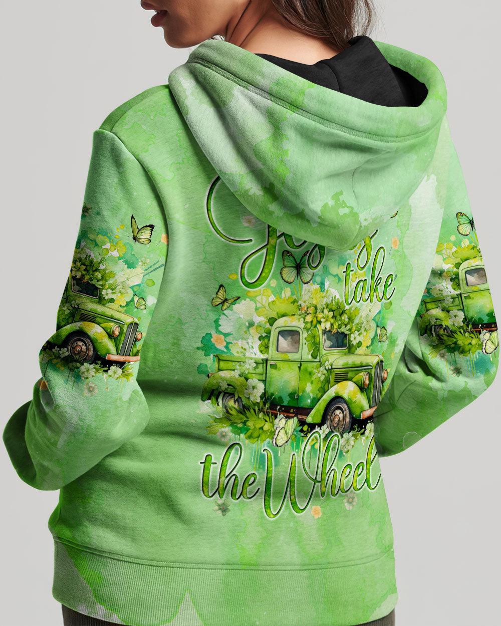 Jesus Take The Wheel Women's All Over Print Shirt - Tyqy0501243, easychoo.com