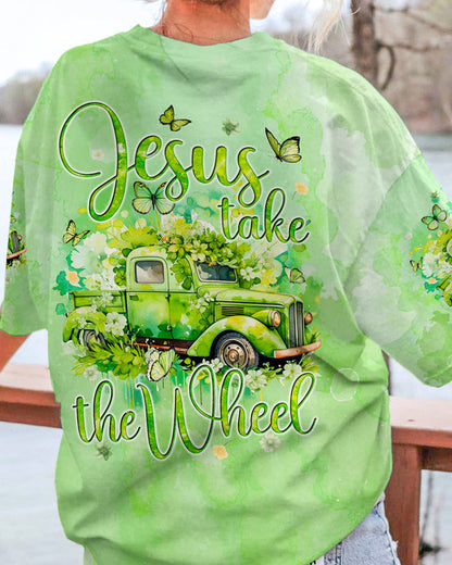 Jesus Take The Wheel Women's All Over Print Shirt - Tyqy0501243, easychoo.com