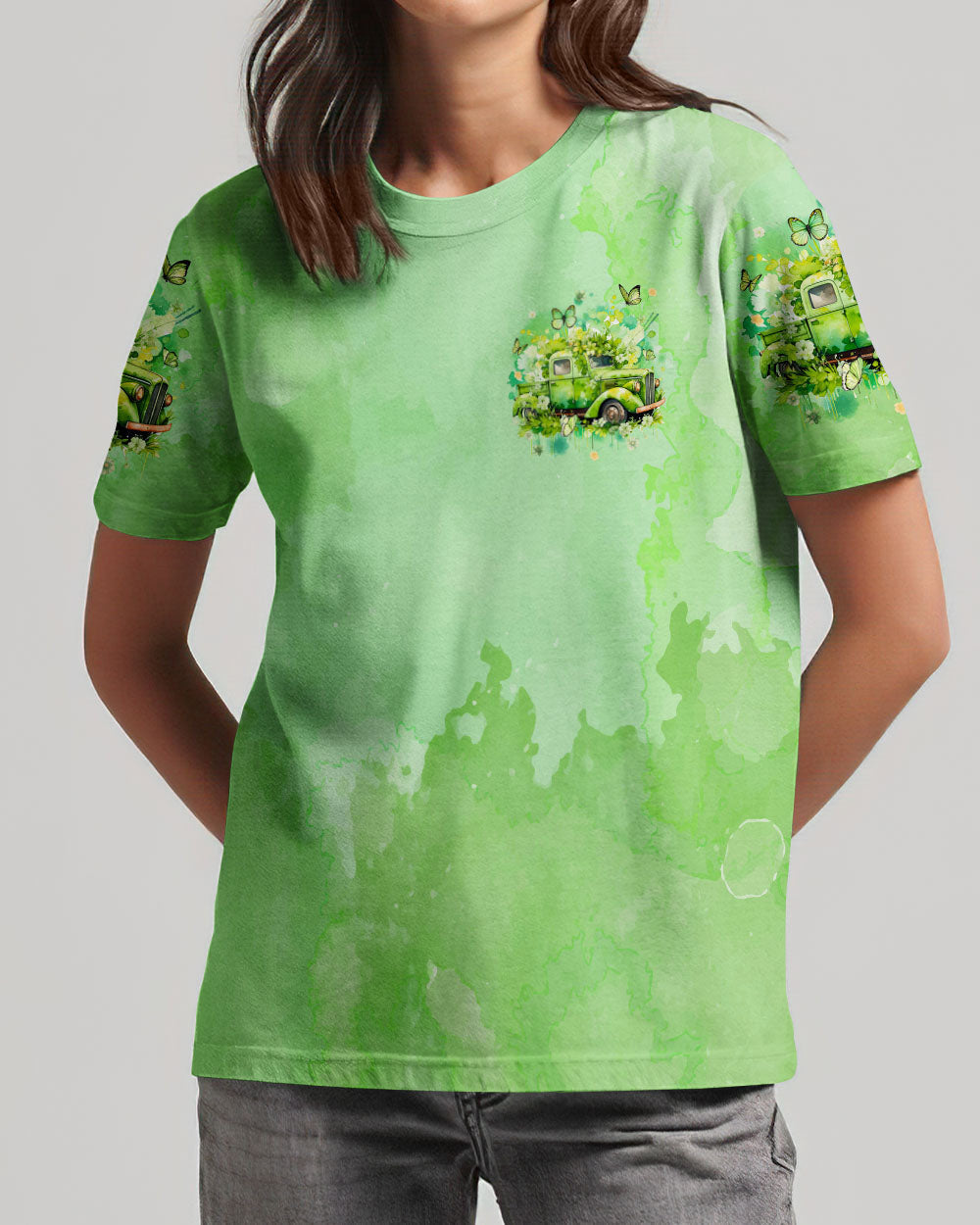 Jesus Take The Wheel Women's All Over Print Shirt - Tyqy0501243, easychoo.com