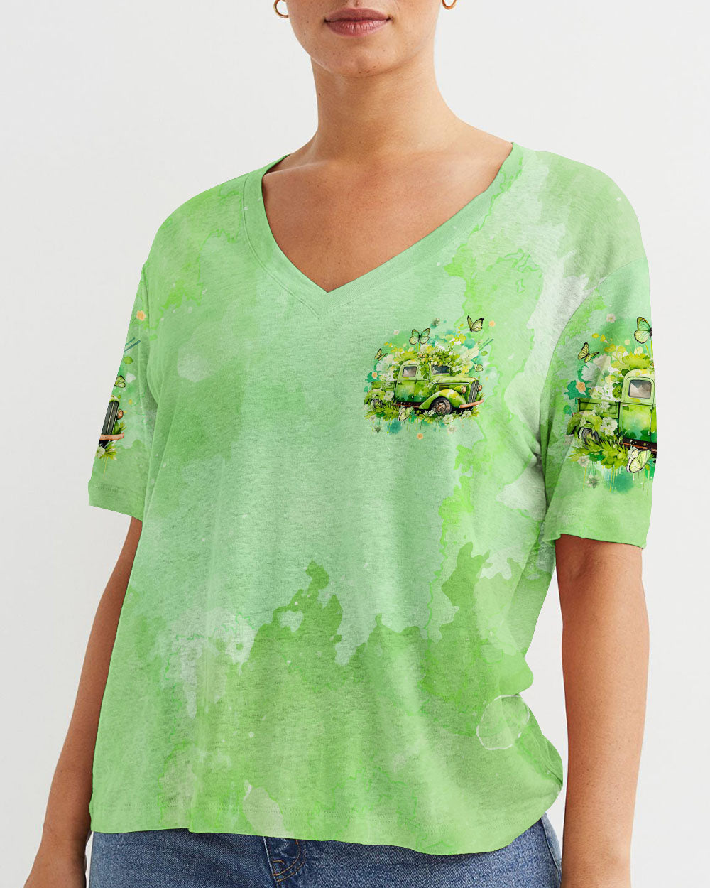 Jesus Take The Wheel Women's All Over Print Shirt - Tyqy0501243, easychoo.com