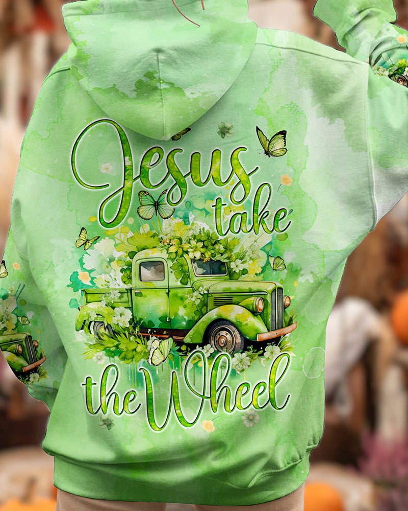 Jesus Take The Wheel Women's All Over Print Shirt - Tyqy0501243, easychoo.com