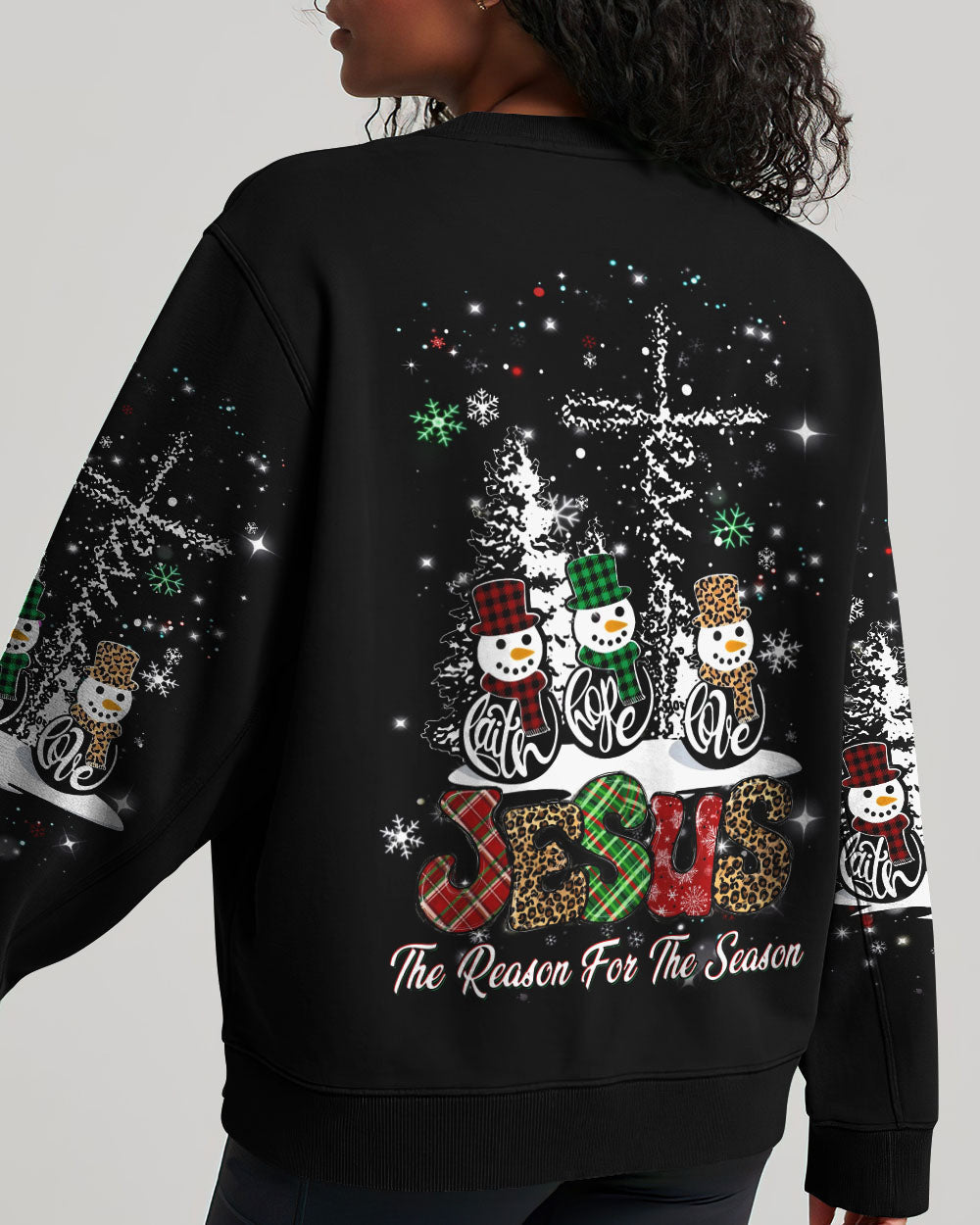 Jesus Is The Reason For The Season Christmas Women's All Over Print Shirt - Yhdu111234, easychoo.com