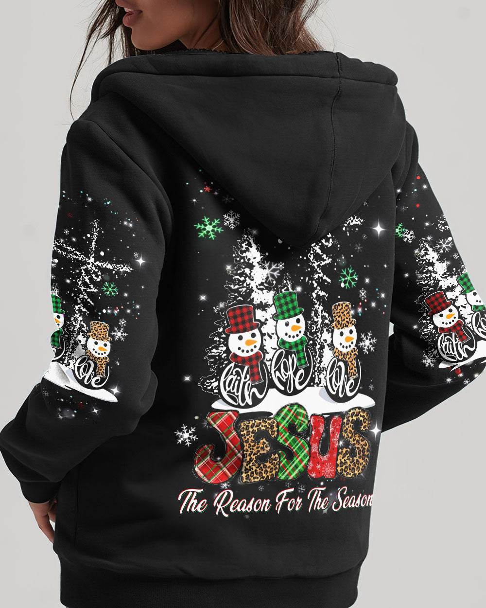 Jesus Is The Reason For The Season Christmas Women's All Over Print Shirt - Yhdu111234, easychoo.com
