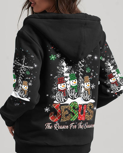 Jesus Is The Reason For The Season Christmas Women's All Over Print Shirt - Yhdu111234, easychoo.com