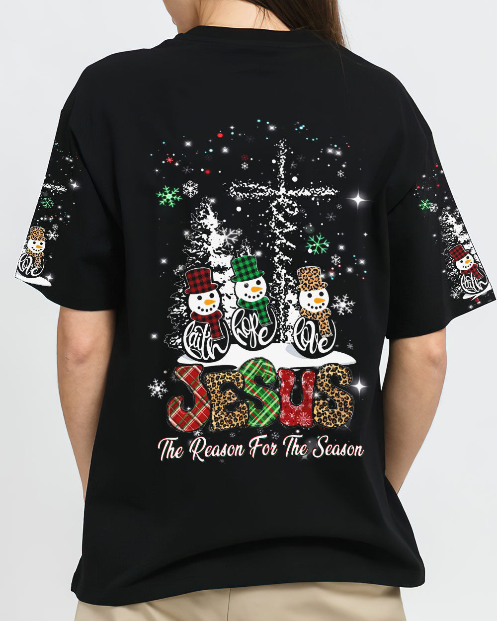 Jesus Is The Reason For The Season Christmas Women's All Over Print Shirt - Yhdu111234, easychoo.com