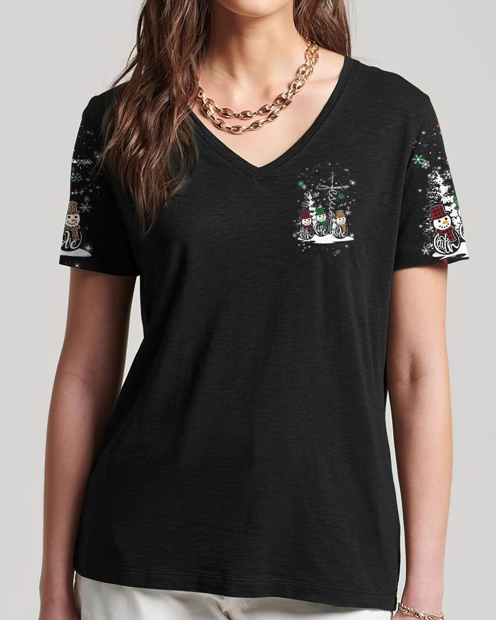 Jesus Is The Reason For The Season Christmas Women's All Over Print Shirt - Yhdu111234, easychoo.com
