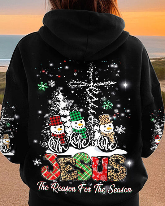 Jesus Is The Reason For The Season Christmas Women's All Over Print Shirt - Yhdu111234, easychoo.com