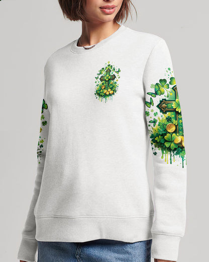 God's Perfect Presence Patrick's Day Women's All Over Print Shirt - Tytd1501241, easychoo.com