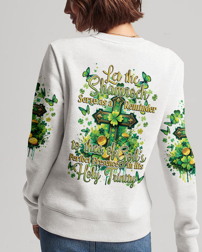 God's Perfect Presence Patrick's Day Women's All Over Print Shirt - Tytd1501241, easychoo.com