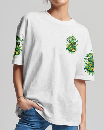 God's Perfect Presence Patrick's Day Women's All Over Print Shirt - Tytd1501241, easychoo.com