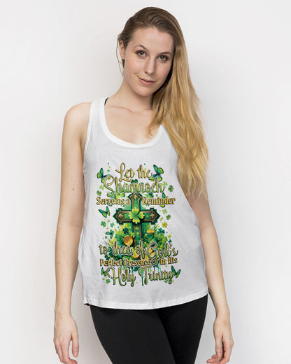 God's Perfect Presence Patrick's Day Women's All Over Print Shirt - Tytd1501241, easychoo.com