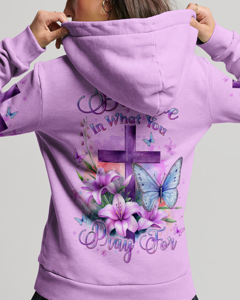 Believe In What You Pray For Women's All Over Print Shirt - Yhlt2011233, easychoo.com